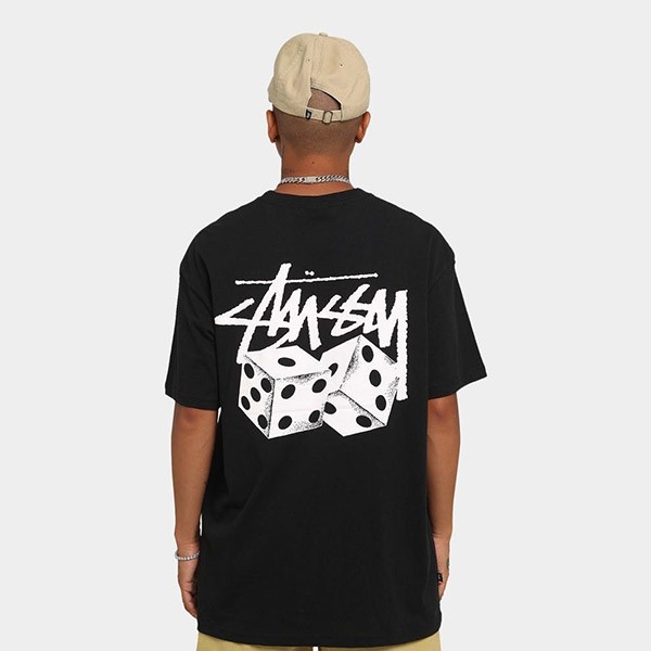 ステューシー ダイス tシャツ 偽物 ロゴ 半袖 3色 sui72157